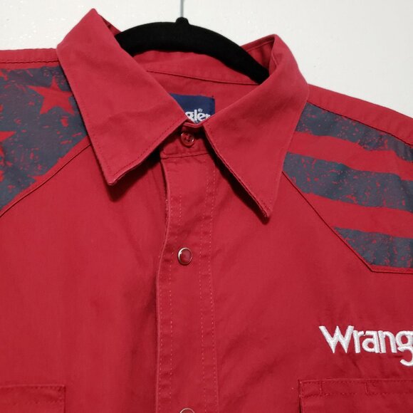 Wrangler Snap Button Down Long Sleeve - Picture 3 of 16